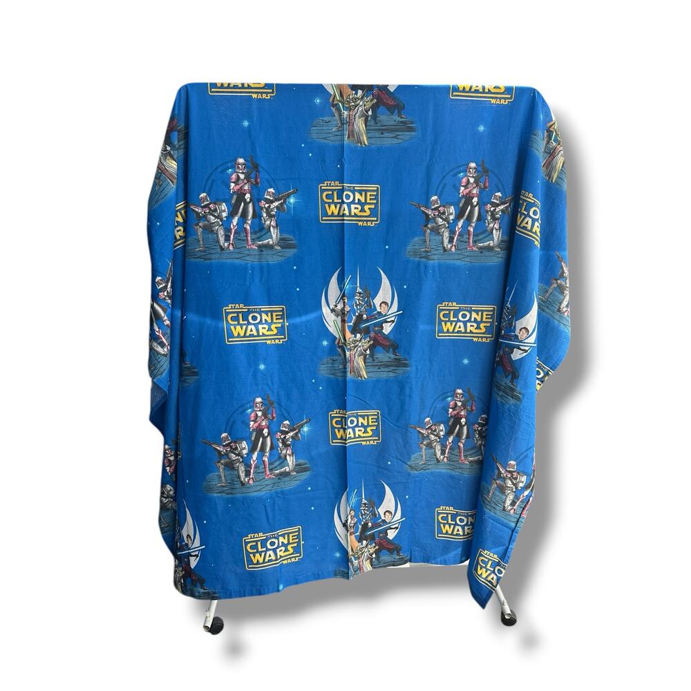 Star Wars the Clone Wars Flat Sheet Full